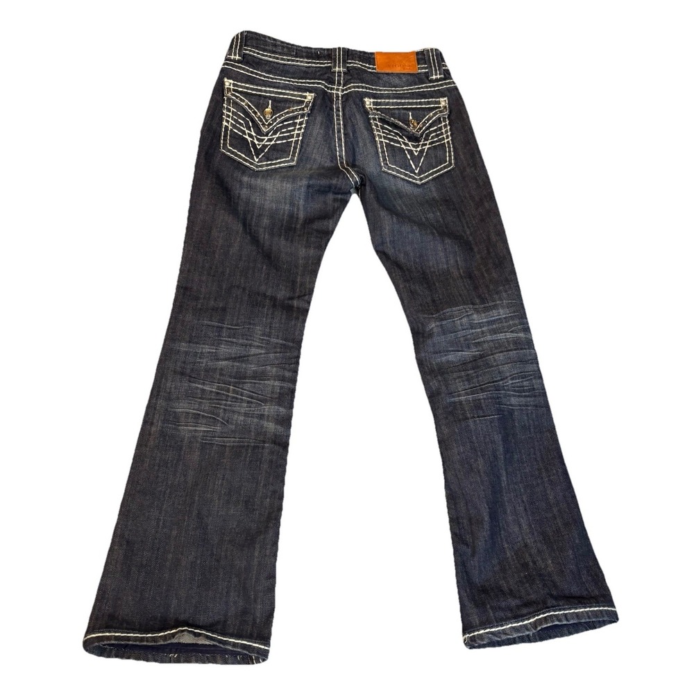 Vigoss Jeans Women's 7/8/29x29 Bootcut Fit Flap Pockets Denim Pants‎ Cowgirl - Picture 12 of 12